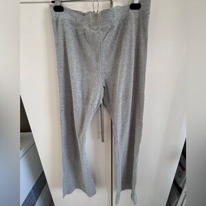 PINK Victoria's Secret XL Ribbed Gray Lounge Leggings